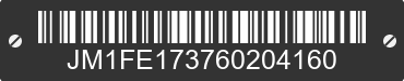 2006 MAZDA RX-8 JM1FE173760204160 VIN decoded
