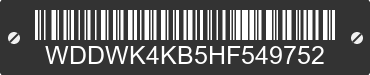 2017 MERCEDES-BENZ C-Class WDDWK4KB5HF549752 VIN decoded