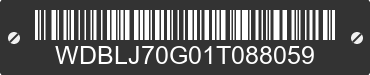 2001 MERCEDES-BENZ CLK-Class WDBLJ70G01T088059 VIN decoded