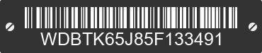 2005 MERCEDES-BENZ CLK-Class WDBTK65J85F133491 VIN decoded