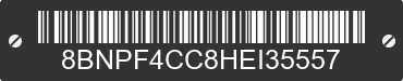 2017 MERCEDES-BENZ Sprinter 8BNPF4CC8HEI35557 VIN decoded