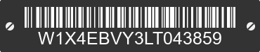 2020 MERCEDES-BENZ Sprinter W1X4EBVY3LT043859 VIN decoded