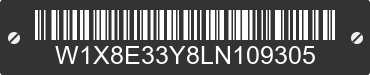 2020 MERCEDES-BENZ Sprinter W1X8E33Y8LN109305 VIN decoded
