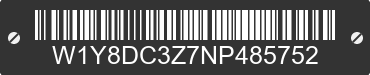 2022 MERCEDES-BENZ Sprinter W1Y8DC3Z7NP485752 VIN decoded