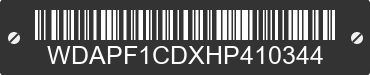 2017 MERCEDES-BENZ Sprinter WDAPF1CDXHP410344 VIN decoded