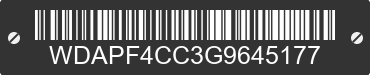 2016 MERCEDES-BENZ Sprinter WDAPF4CC3G9645177 VIN decoded