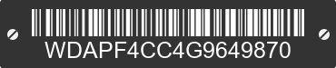 2016 MERCEDES-BENZ Sprinter WDAPF4CC4G9649870 VIN decoded