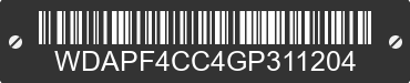 2016 MERCEDES-BENZ Sprinter WDAPF4CC4GP311204 VIN decoded