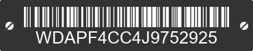 2018 MERCEDES-BENZ Sprinter WDAPF4CC4J9752925 VIN decoded