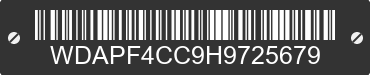 2017 MERCEDES-BENZ Sprinter WDAPF4CC9H9725679 VIN decoded