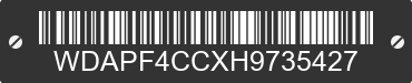 2017 MERCEDES-BENZ Sprinter WDAPF4CCXH9735427 VIN decoded