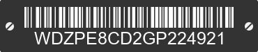 2016 MERCEDES-BENZ Sprinter WDZPE8CD2GP224921 VIN decoded