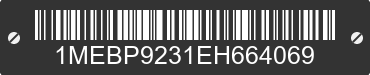 1984 MERCURY Cougar 1MEBP9231EH664069 VIN decoded