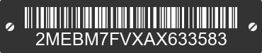 2010 MERCURY Grand Marquis 2MEBM7FVXAX633583 VIN decoded
