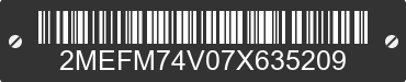 2007 MERCURY Grand Marquis 2MEFM74V07X635209 VIN decoded