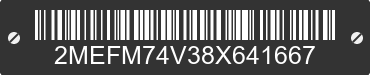 2008 MERCURY Grand Marquis 2MEFM74V38X641667 VIN decoded