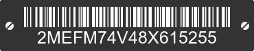 2008 MERCURY Grand Marquis 2MEFM74V48X615255 VIN decoded