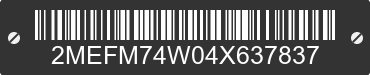 2004 MERCURY Grand Marquis 2MEFM74W04X637837 VIN decoded