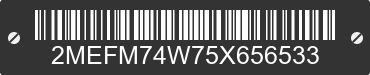 2005 MERCURY Grand Marquis 2MEFM74W75X656533 VIN decoded