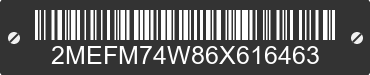 2006 MERCURY Grand Marquis 2MEFM74W86X616463 VIN decoded
