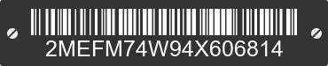 2004 MERCURY Grand Marquis 2MEFM74W94X606814 VIN decoded