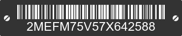 2007 MERCURY Grand Marquis 2MEFM75V57X642588 VIN decoded