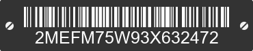 2003 MERCURY Grand Marquis 2MEFM75W93X632472 VIN decoded