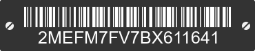 2011 MERCURY Grand Marquis 2MEFM7FV7BX611641 VIN decoded