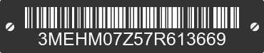 2007 MERCURY Milan 3MEHM07Z57R613669 VIN decoded