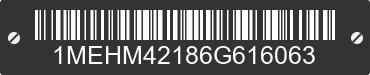 2006 MERCURY Montego 1MEHM42186G616063 VIN decoded
