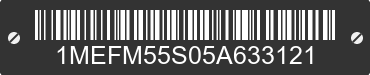 2005 MERCURY Sable 1MEFM55S05A633121 VIN decoded