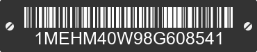 2008 MERCURY Sable 1MEHM40W98G608541 VIN decoded