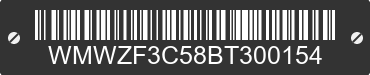 2011 MINI Clubman WMWZF3C58BT300154 VIN decoded