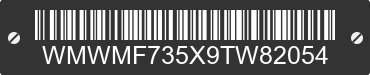 2009 MINI Cooper WMWMF735X9TW82054 VIN decoded
