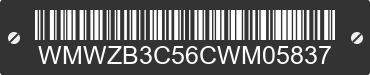2012 MINI Countryman WMWZB3C56CWM05837 VIN decoded