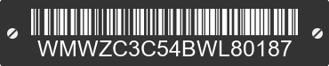 2011 MINI Countryman WMWZC3C54BWL80187 VIN decoded