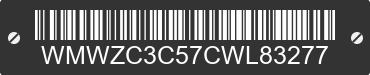 2012 MINI Countryman WMWZC3C57CWL83277 VIN decoded