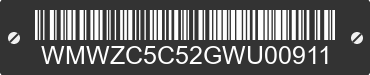 2016 MINI Countryman WMWZC5C52GWU00911 VIN decoded