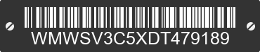2013 MINI Hardtop WMWSV3C5XDT479189 VIN decoded