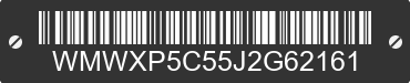 2018 MINI Hardtop WMWXP5C55J2G62161 VIN decoded