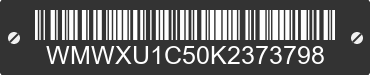 2019 MINI Hardtop WMWXU1C50K2373798 VIN decoded