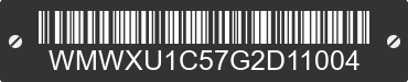 2016 MINI Hardtop WMWXU1C57G2D11004 VIN decoded