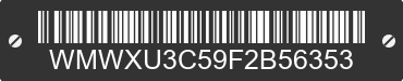 2015 MINI Hardtop WMWXU3C59F2B56353 VIN decoded
