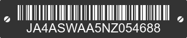 2022 MITSUBISHI Eclipse Cross JA4ASWAA5NZ054688 VIN decoded