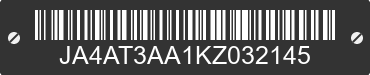 2019 MITSUBISHI ECLIPSE CROSS JA4AT3AA1KZ032145 VIN decoded