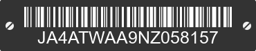 2022 MITSUBISHI Eclipse Cross JA4ATWAA9NZ058157 VIN decoded
