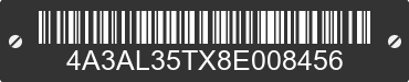 2008 MITSUBISHI Eclipse Spyder 4A3AL35TX8E008456 VIN decoded