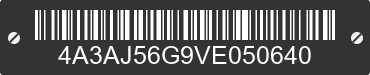 1997 MITSUBISHI Galant 4A3AJ56G9VE050640 VIN decoded