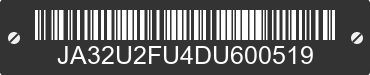2013 MITSUBISHI Lancer JA32U2FU4DU600519 VIN decoded