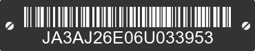 2006 MITSUBISHI Lancer JA3AJ26E06U033953 VIN decoded